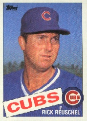 1985 Topps Baseball Cards      306     Rick Reuschel
